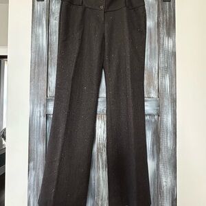 The Limited Chocolate Trousers with wide Leg and Wool-Blend Fabric